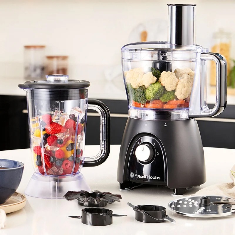 Robot Multifonction RUSSELL HOBBS Matte Charcoal 600W - Noir - Image 5