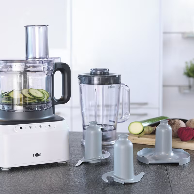 Robot Multifonctions BRAUN FP3131WH 800W - Blanc - Image 5