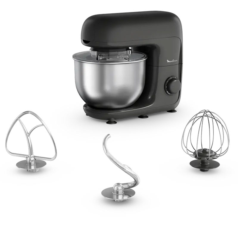 Robot Pâtissier MOULINEX QA160H10 800W - Noir - Image 3