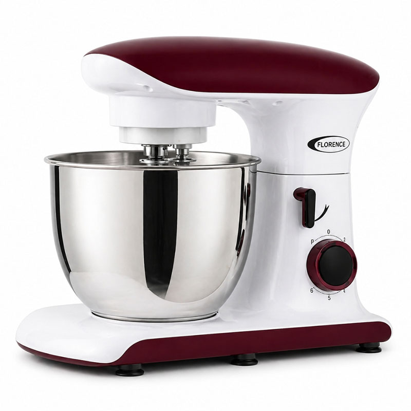 Robot Pétrin FLORENCE SM-1559-6 8L 2000W - Blanc