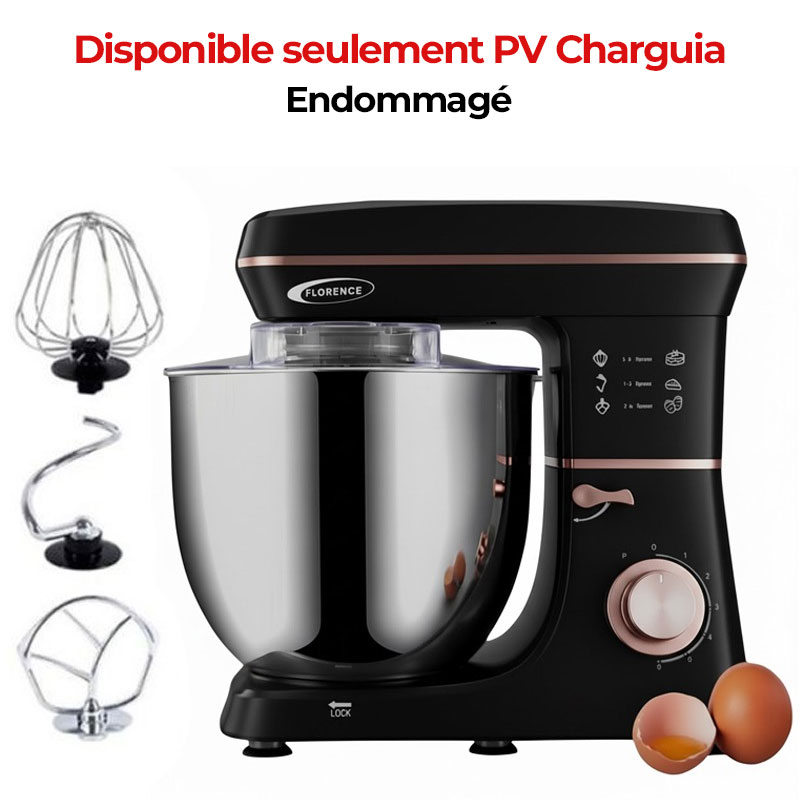 Robot Pétrin FLORENCE SM-9213 2200W - Noir