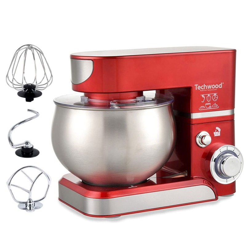Robot Pétrin TECHWOOD 5 Litres 1000W - Rouge (TRO-1065), Photo boutique MyTek chez MyTek