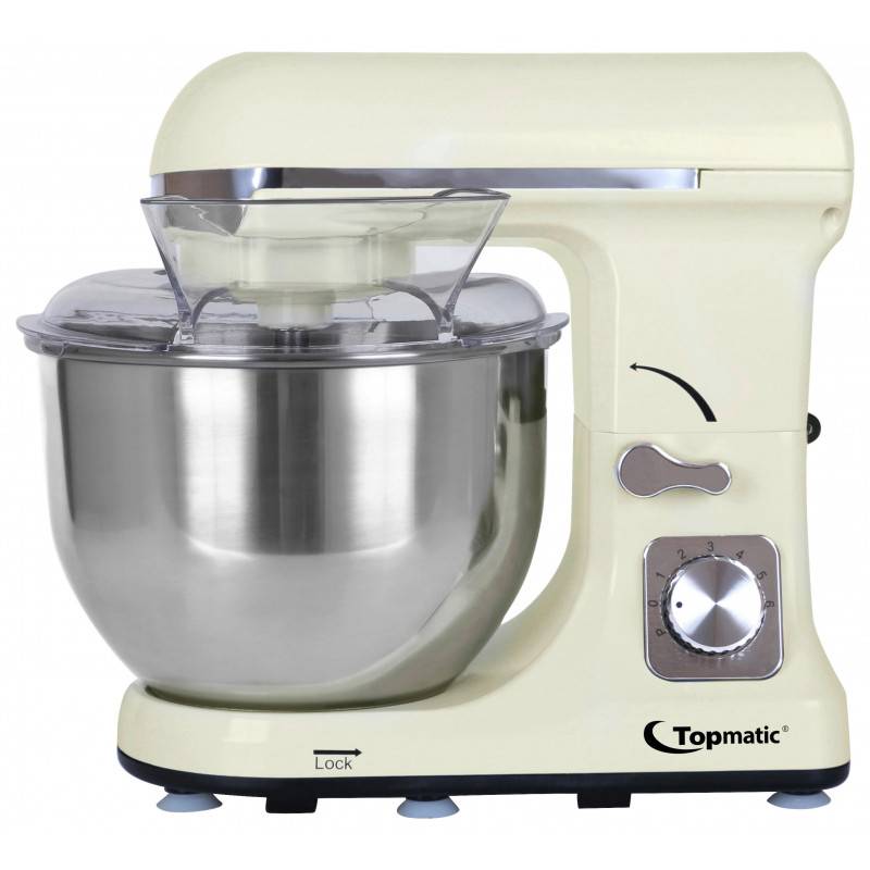 Robot Pétrin TOPMATIC PKM-1400 1400W 5L - Beige