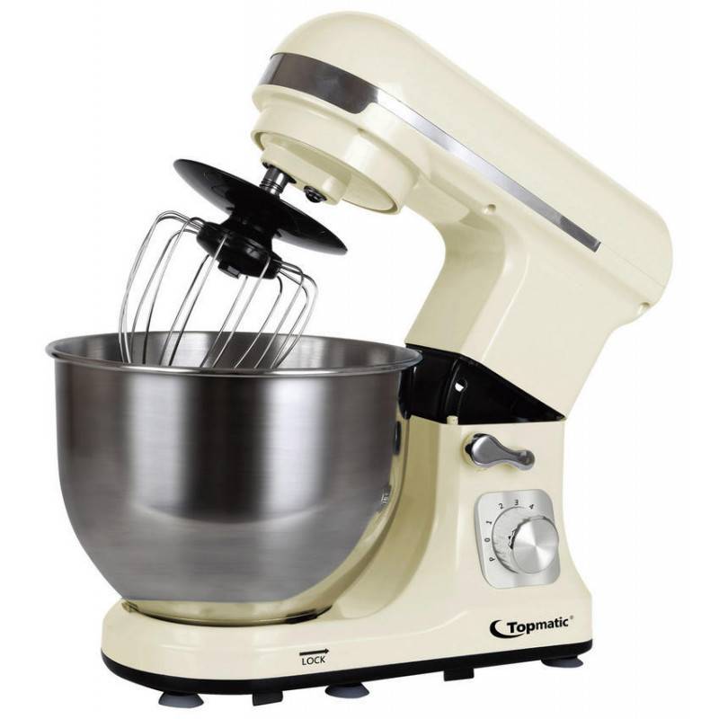 Robot Pétrin TOPMATIC PKM-1400 1400W 5L - Beige - Image 3
