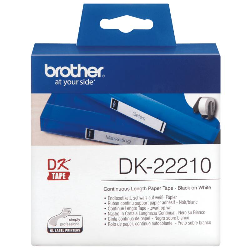Rouleau De Papier Continu BROTHER PR QL-700  29 x 30 mm   - Image 2