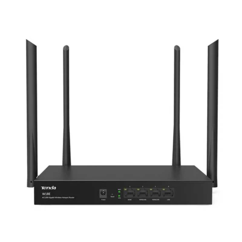 Routeur Hotspot TENDA AC1200 Gigabit Wifi 5 - Noir