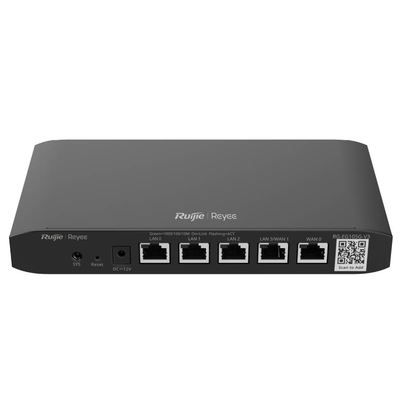 Routeur RUIJIE REYEE RG-EG105G-V3 Cloud-Managed - Noir