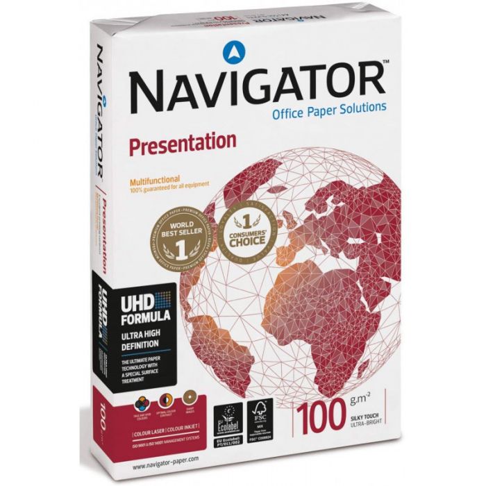 Rame papier NAVIGATOR A4 100 g/m² Extra Blanc