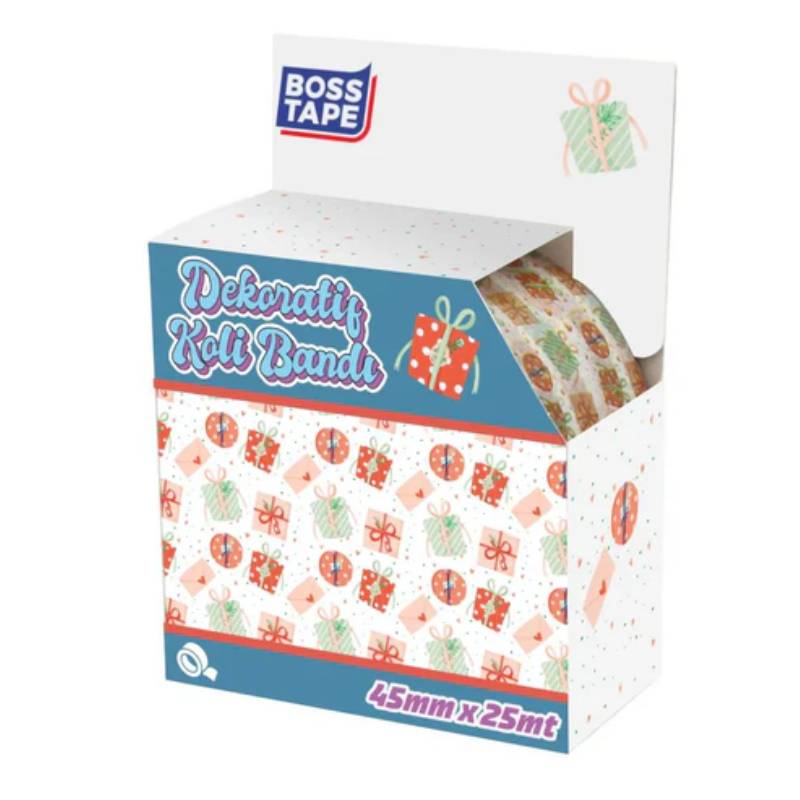Ruban Adhésif BOSS TAPE Décoratif Cadeau 25m x 45mm - Image 2