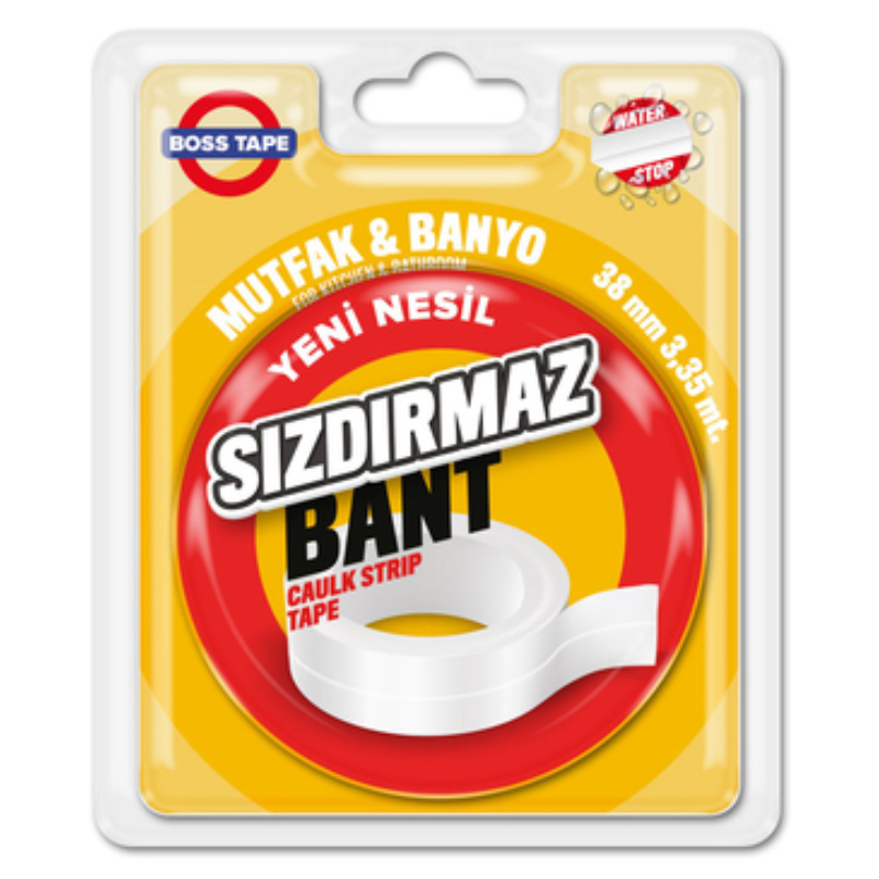 Ruban Adhésif de Scellage BOSS TAPE 3,8 cm x 3,35 mètres - Blanc - Image 2