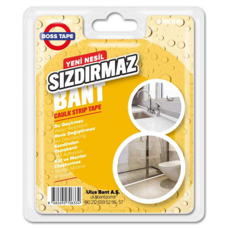 Ruban Adhésif de Scellage BOSS TAPE 3,8 cm x 3,35 mètres - Blanc - Image 7
