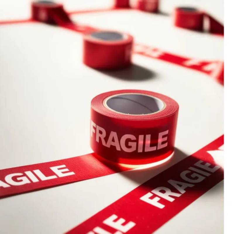 Ruban D'emballage BOSS TAPE Imprimé "Fragile" 66m x 50mm - Image 2