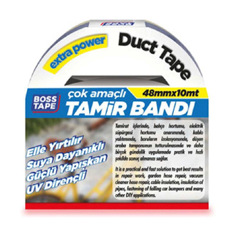  Ruban de réparation BOSS TAPE 48 mm x 10 mètres - Noir  - Image 3