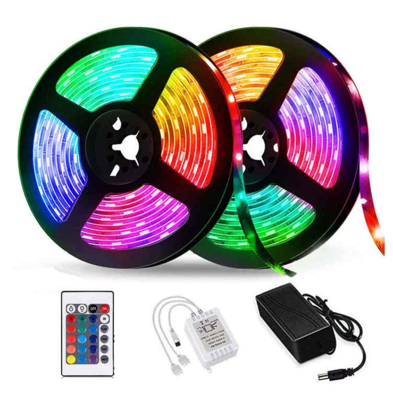 Ruban LED RGB multicolore  - 5 Mètres 