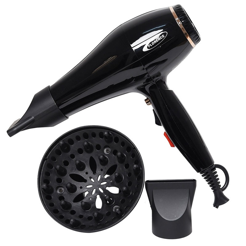 Sèche Cheveux 4en1 FLORENCE HK391 2200W - Noir