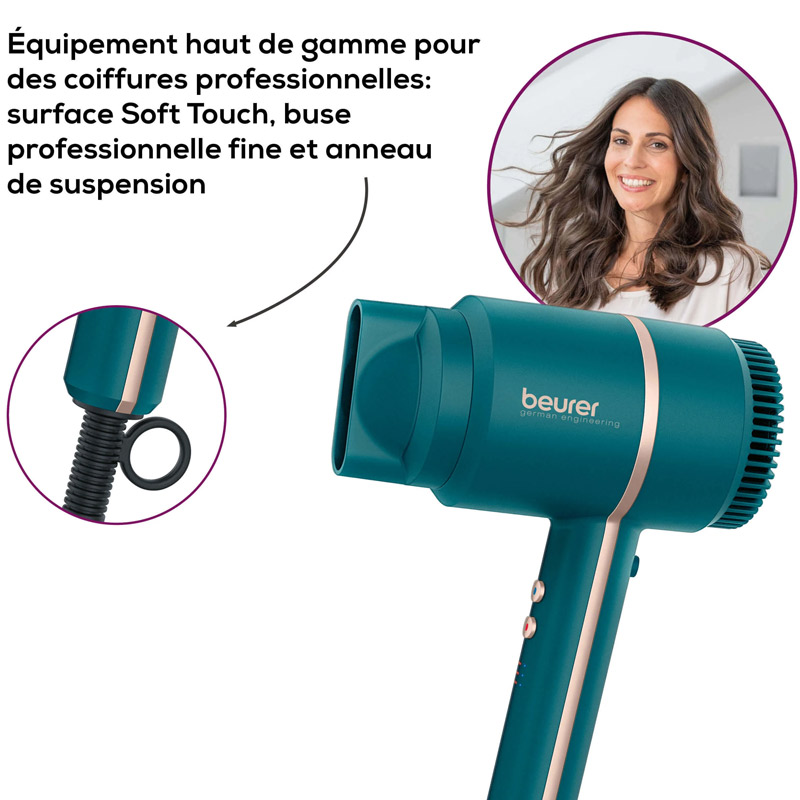 Sèche Cheveux BEURER HC35 2000W - Bleu - Image 5