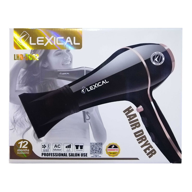 Sèche Cheveux LEXICAL LHD5062 2000W - Noir - Image 2