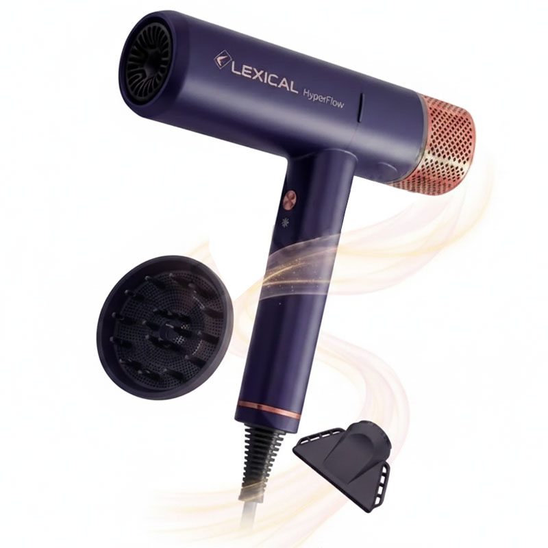 Sèche Cheveux LEXICAL TURBO 1600W / Bleu / LHD-5096-6-B, Photo boutique MyTek chez MyTek