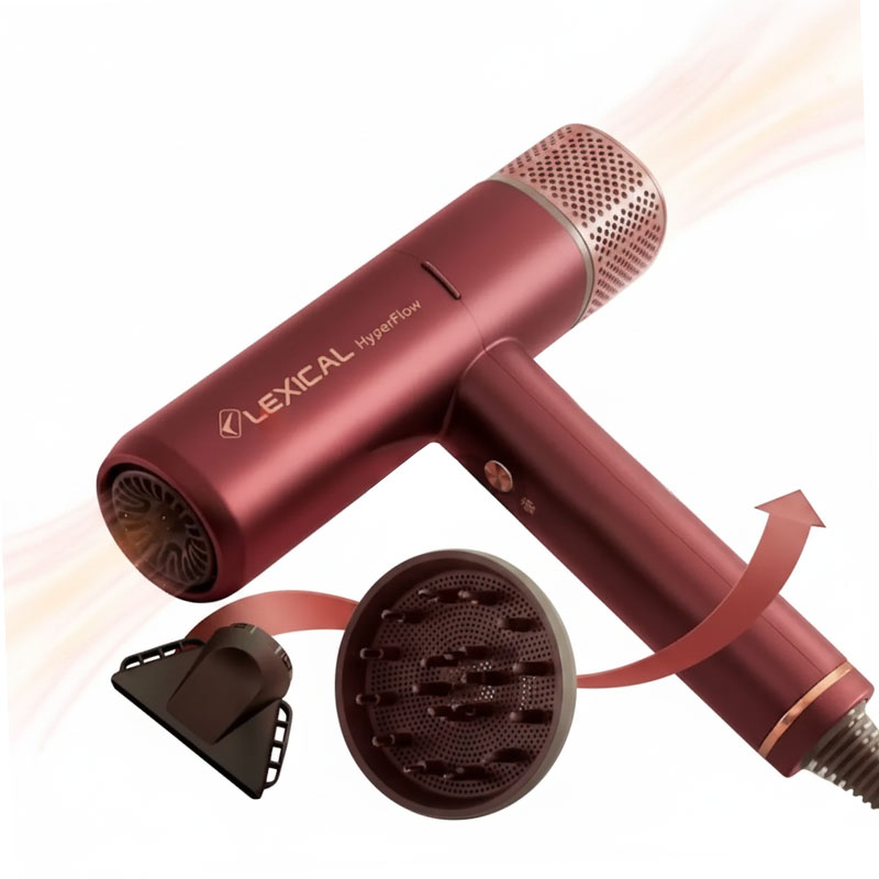 Sèche Cheveux LEXICAL TURBO / 1600W / Rouge / LHD-5096-4-R, Photo boutique MyTek chez MyTek