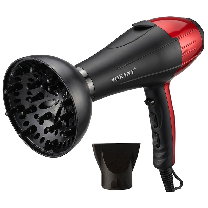 Sèche Cheveux SOKANY SK-14010 2000W - Rouge