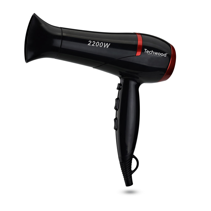 Sèche Cheveux Pro TECHWOOD TCO-6075 2200W - Noir - Image 2