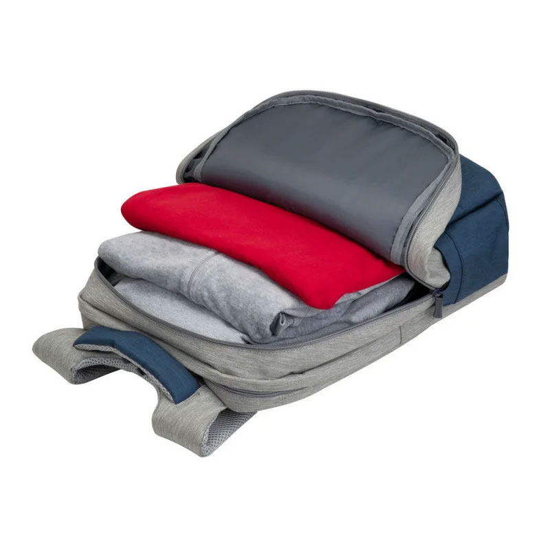 Sac à dos RIVACASE R-7567 Pour PC Portable 17.3'' - Gris&Bleu - Image 5