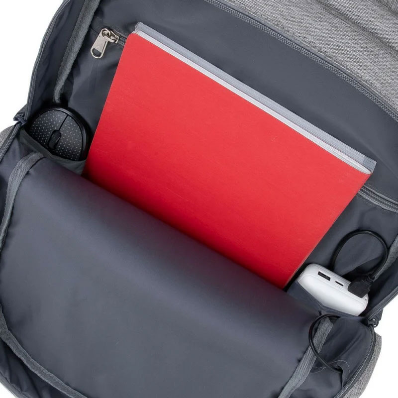 Sac à dos RIVACASE R-7567 Pour PC Portable 17.3'' - Gris&Bleu - Image 6