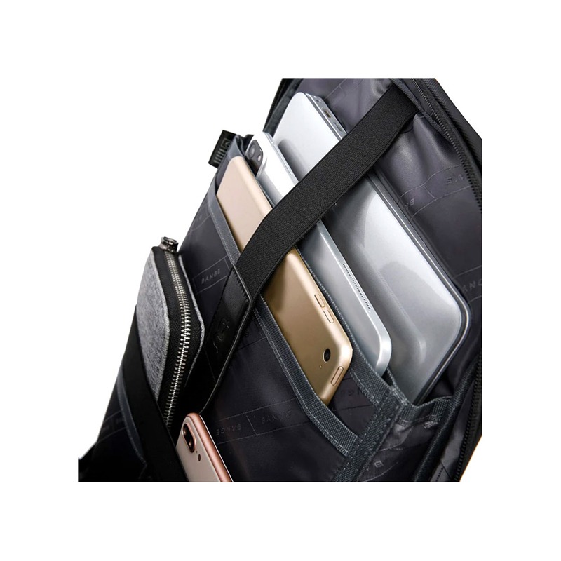 Sac à Dos BANGE BG014 Pour Pc Portable 15.6'' Avec Port USB – Gris - Image 4