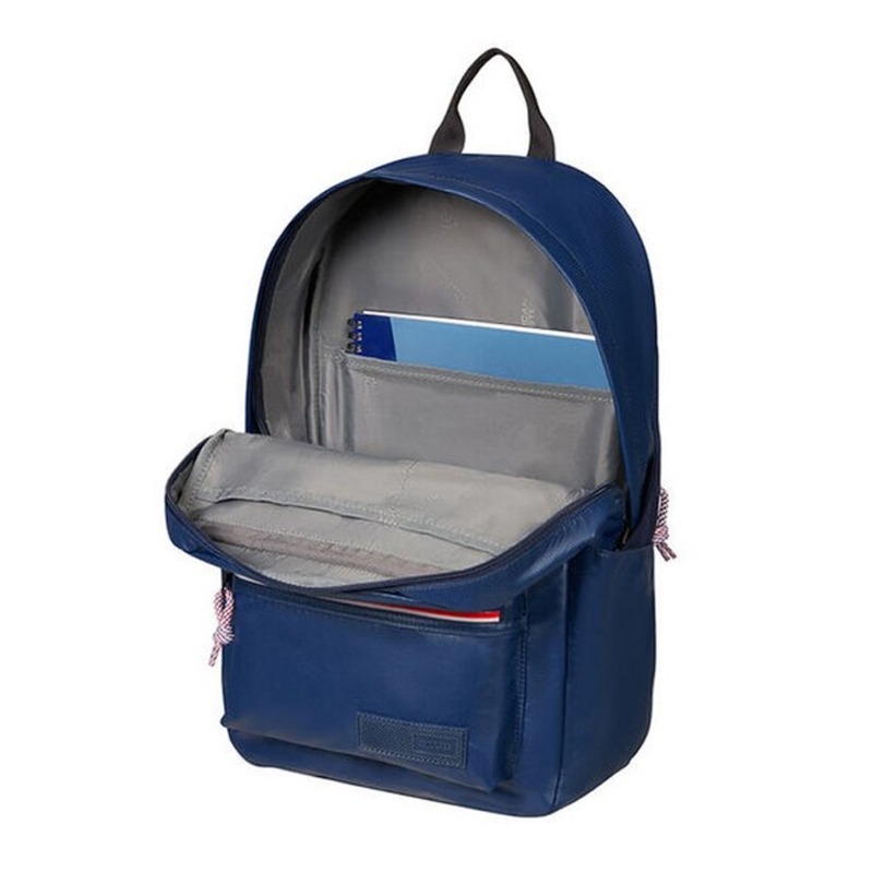 Sac à Dos Scolaire Lycée AMERICAIN TOURISTER UpBeat SAD Zip - Bleu Foncé - Image 2