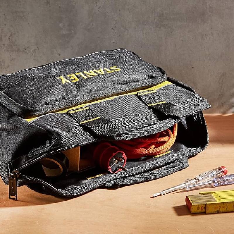 Sac À Outils STANLEY Rigide 30 Cm 12" Pratique Multipoches - Image 2