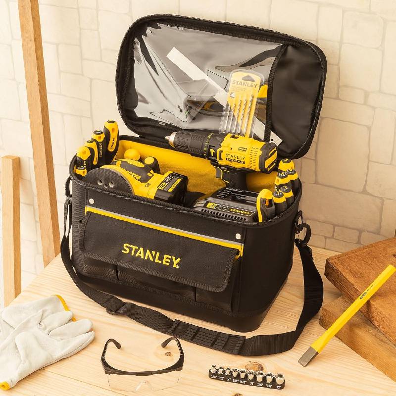 Sac À Outils STANLEY Rigide 40 Cm Pratique Multipoches - Image 5