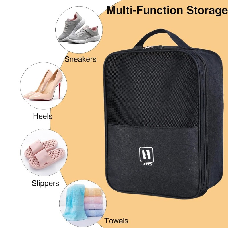Sac De Rangement Pour Chaussures - Noir - Image 5