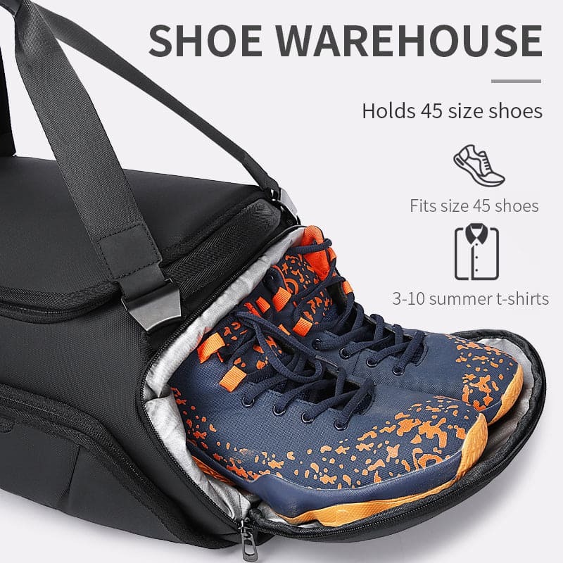 Sac De Sport BANGE BG072 Etanche - Noir - Image 3