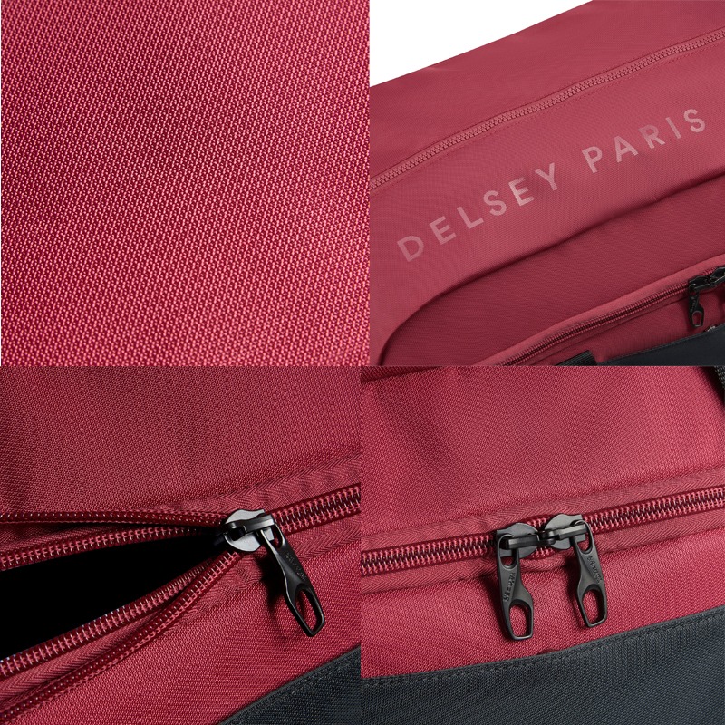 Sac de voyage DELSEY EGOA TROLLEY 78cm - Rouge Bordeaux - Image 4