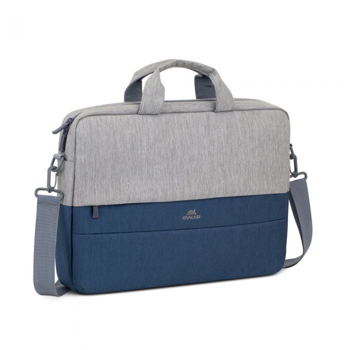 Sacoche RIVACASE Pour PC Portable 15.6" - Gris & Bleu (7532), Photo boutique MyTek chez MyTek