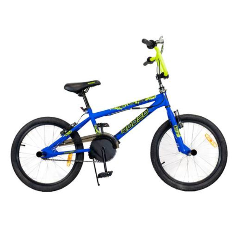 Bicyclette BMX Rodeo Freestyle 20'' - Bleu&Jaune, Photo boutique MyTek chez MyTek