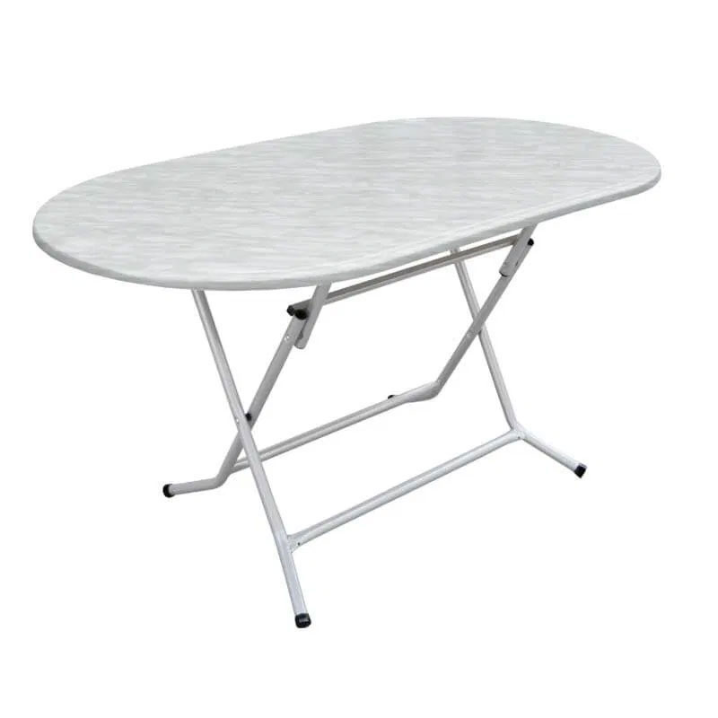 Table SOTUFAB Pliante Ovale 146x90 Werzalit - Marbré