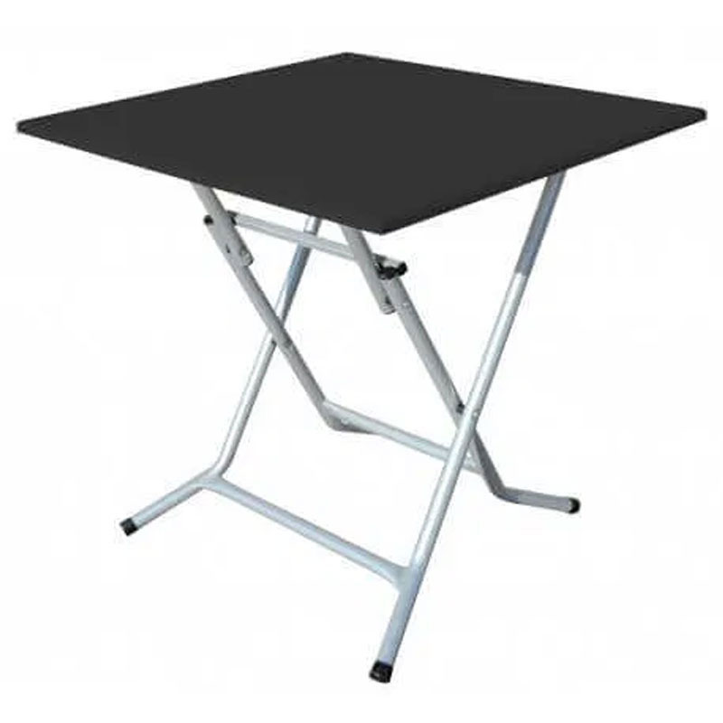 Table SOTUFAB Pliante Carre 70x70 PVC - Noir
