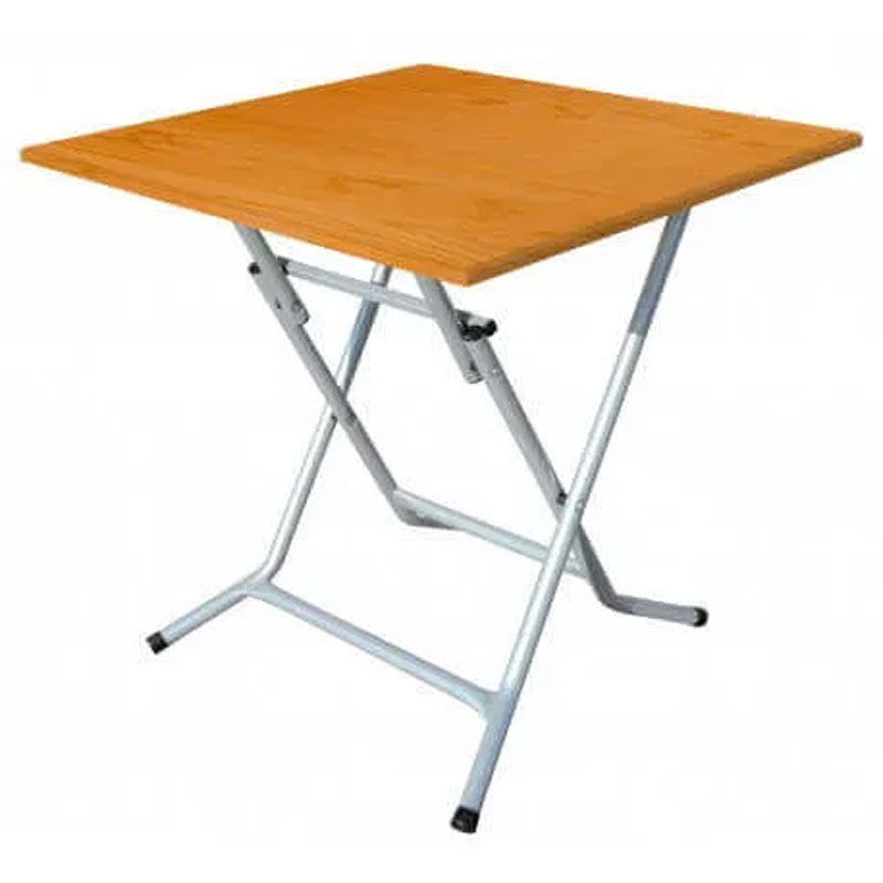 Table SOTUFAB Pliante Carre 70x70 PVC - Noyer