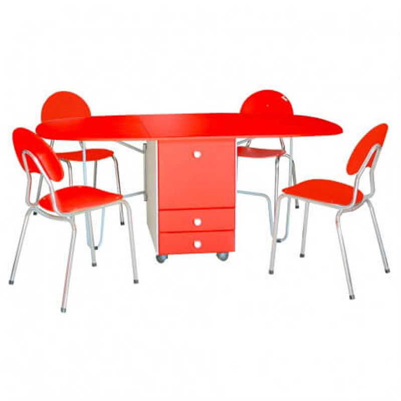 Table SOTUFAB Rabattable GM 180x90 PVC - Taupe - Image 2