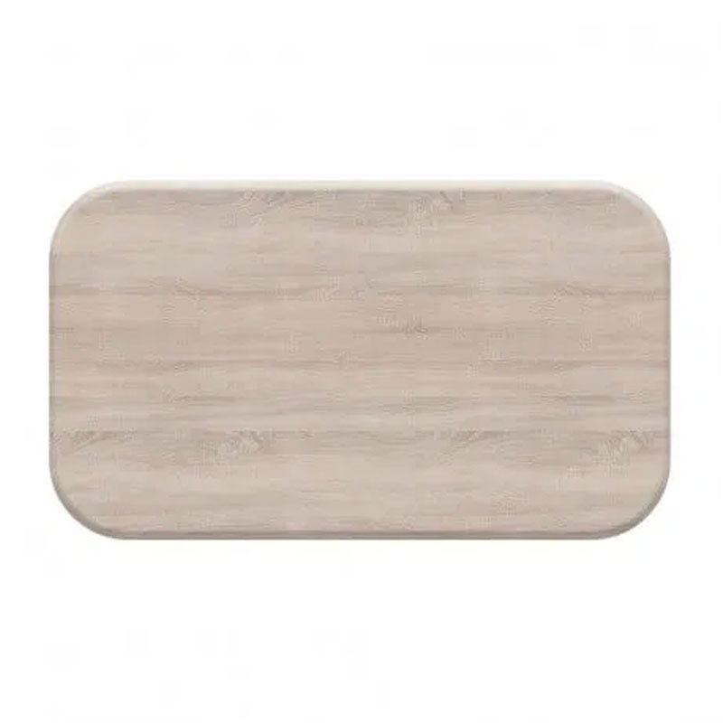 Table SOTUFAB Pliante Rectangulaire 120x80 PVC - Chène Brut - Image 2