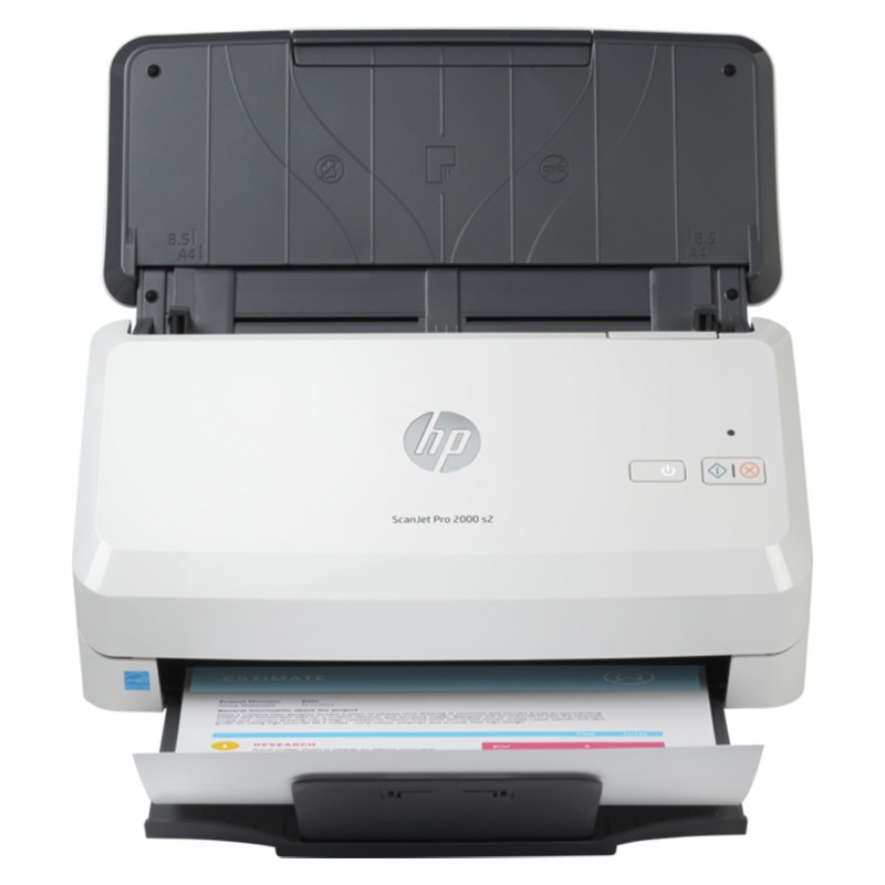 HP Scanjet Pro 2000 s2 Sheet-feed Scanner Alimentation papier de scanner 600 x 600 DPI A4 Noir, Blanc, Photo boutique MyTek chez MyTek