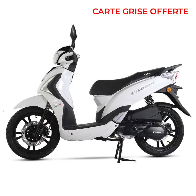 Scooter à essence TUNIZNEN ST PLUS 125cc - Blanc