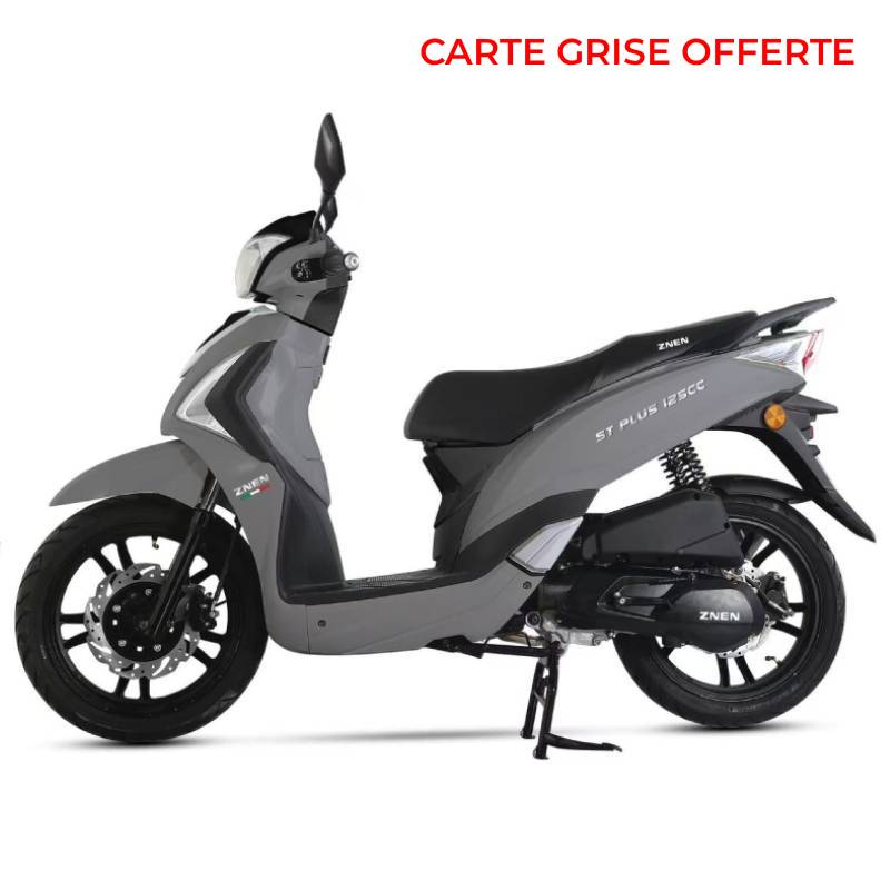Scooter à essence TUNIZNEN ST PLUS 125cc - Gris