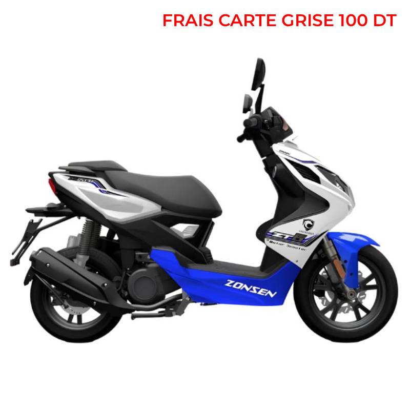 Scooter à Essence UNISCOOT ZONSEN ZT6 125CC - Bleu