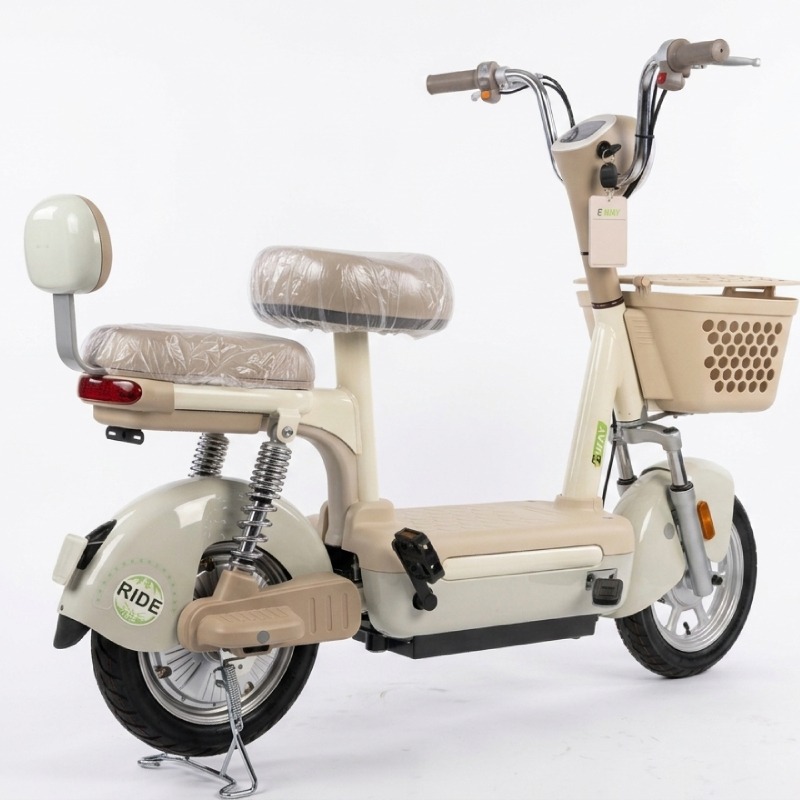 Scooter Électrique EWAY Ride 400W - Blanc Beige - Image 2