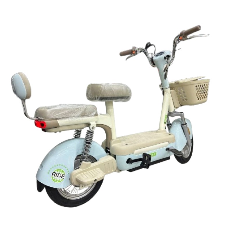Scooter Électrique EWAY Ride 400W - Bleu Beige - Image 3