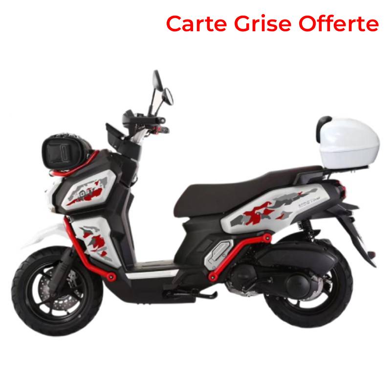 Scooter TUNIZNEN Mostro 125cc - Blanc