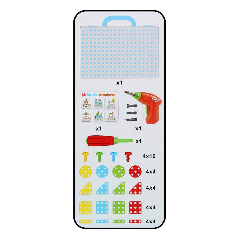 Screw Puzzle 3D 4 en 1 créatif pour enfants - 666-08  - Image 2