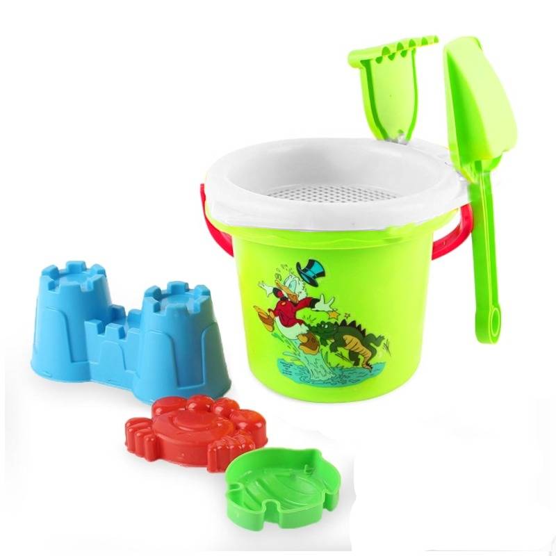 Seau de Plage avec Accessoires - Assortis (J-S-P)